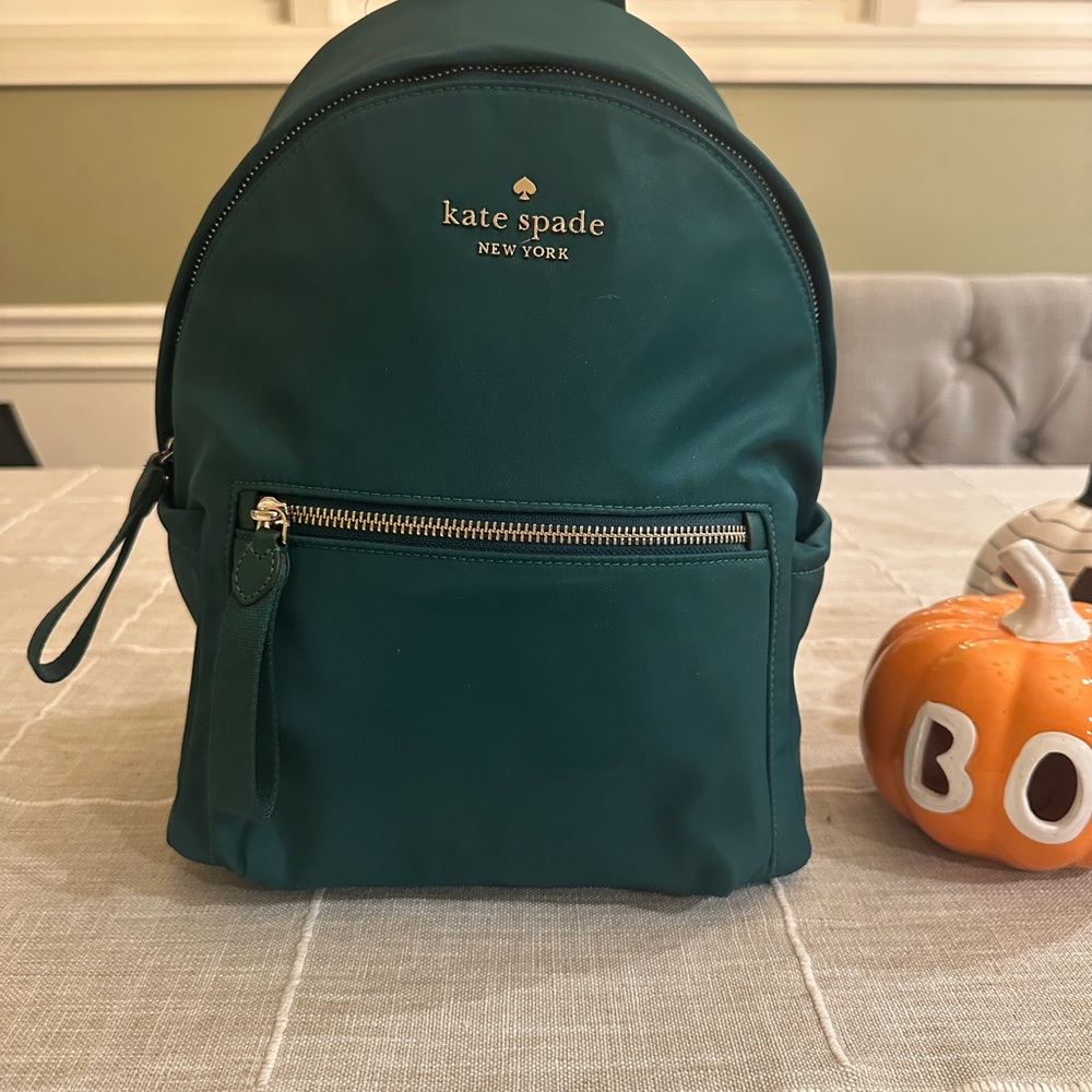 Kate Spade Emerald Green nylon Backpack